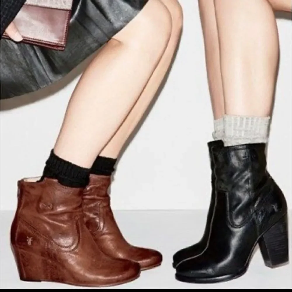 Frye Carson Wedge Bootie Size 8 1/2
